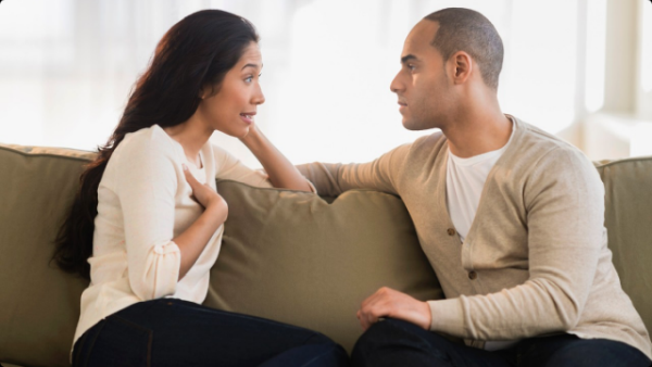 couple communicating
